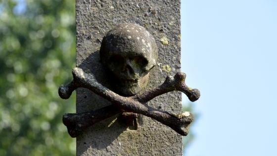 Detail begraafplaats